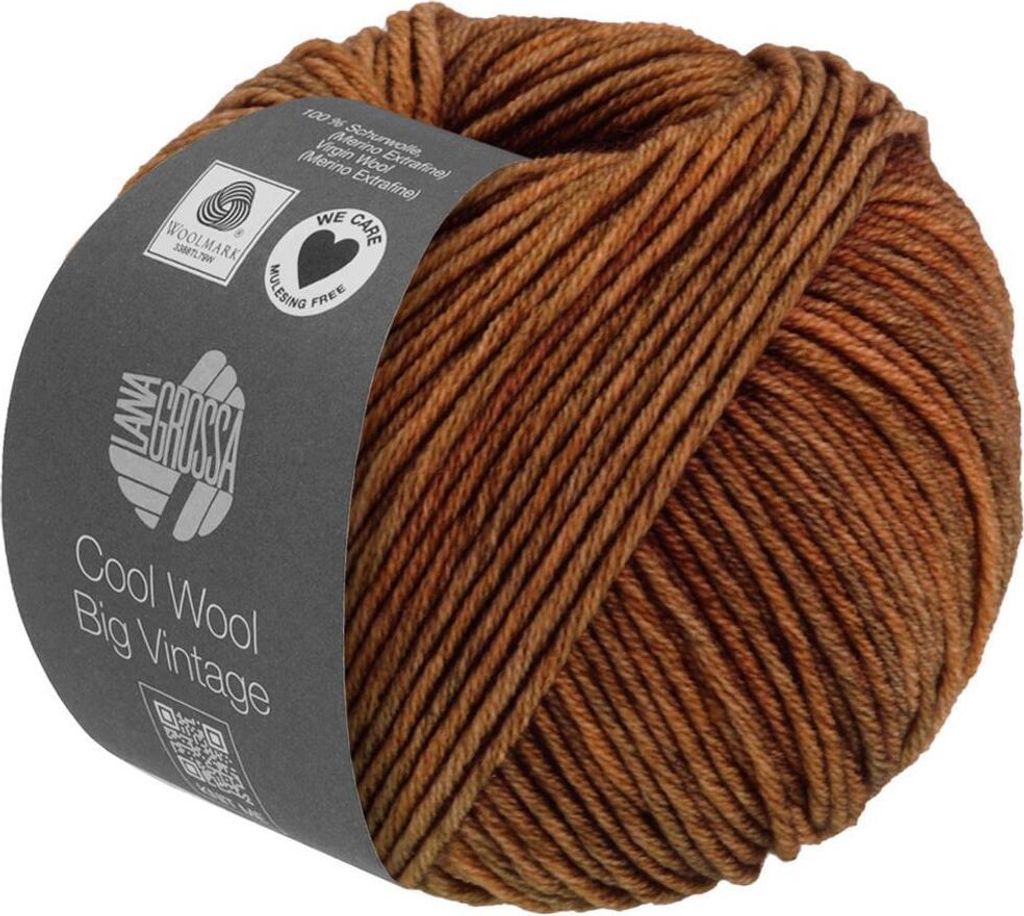 Lana Grossa - Cool Wool Big Vintage 7183 rehbraun Produktbild 