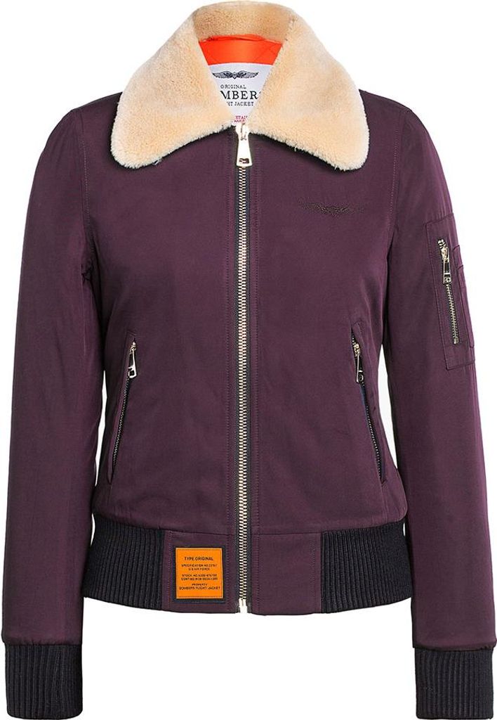 Bombers Original Barcelone Jacke Lila L Damen Lila L