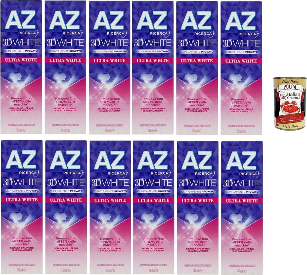Dentifricio AZ Ultra White, Zahnpasta mit aufhellender Produktbild 