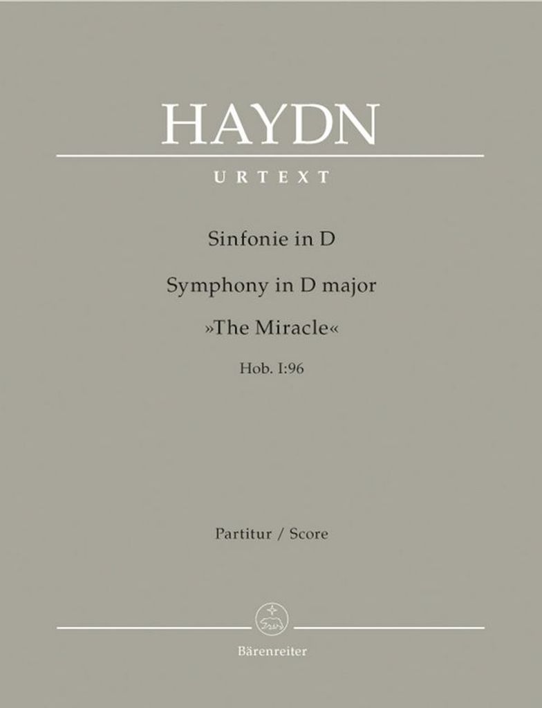Sinfonie D-Dur Nr.96 Hob.I:96 für Orchester Partitur
