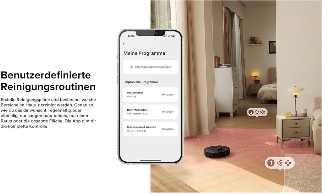 Roborock S7 Max Ultra Staubsauger Roboter 5500Pa mit Empty Produktbild 68