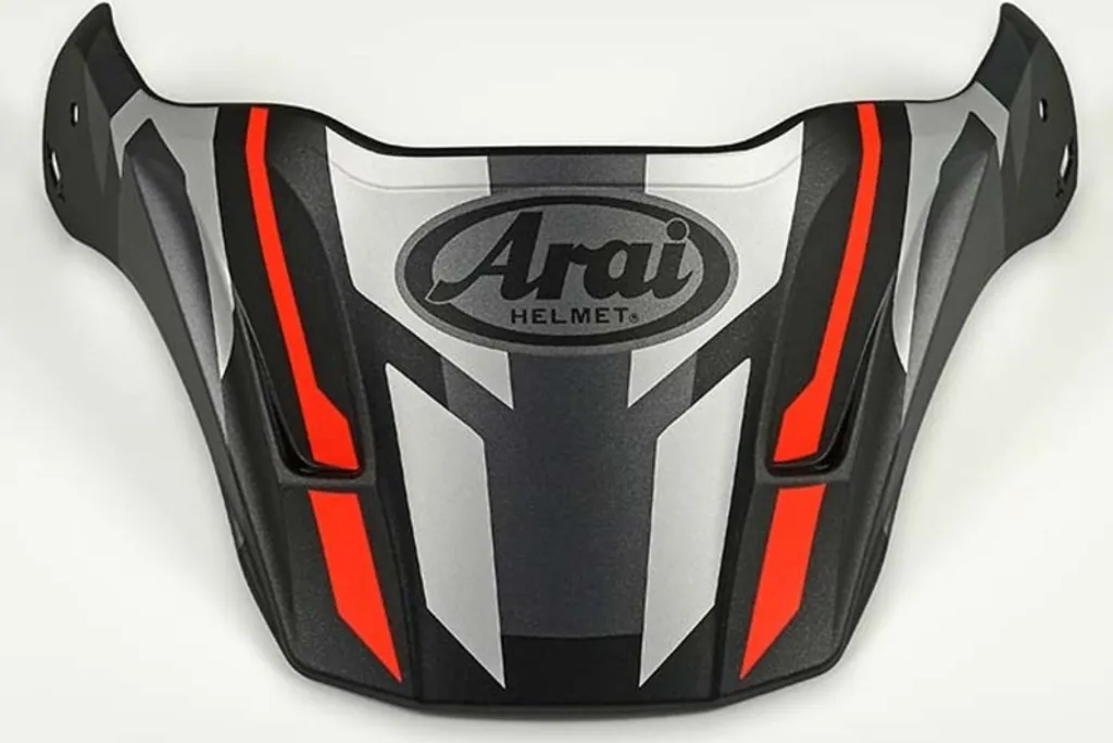 Ecran Supérieur ARAI Tour-X4 Depart Gris - Design Aérodynamique Renforcé