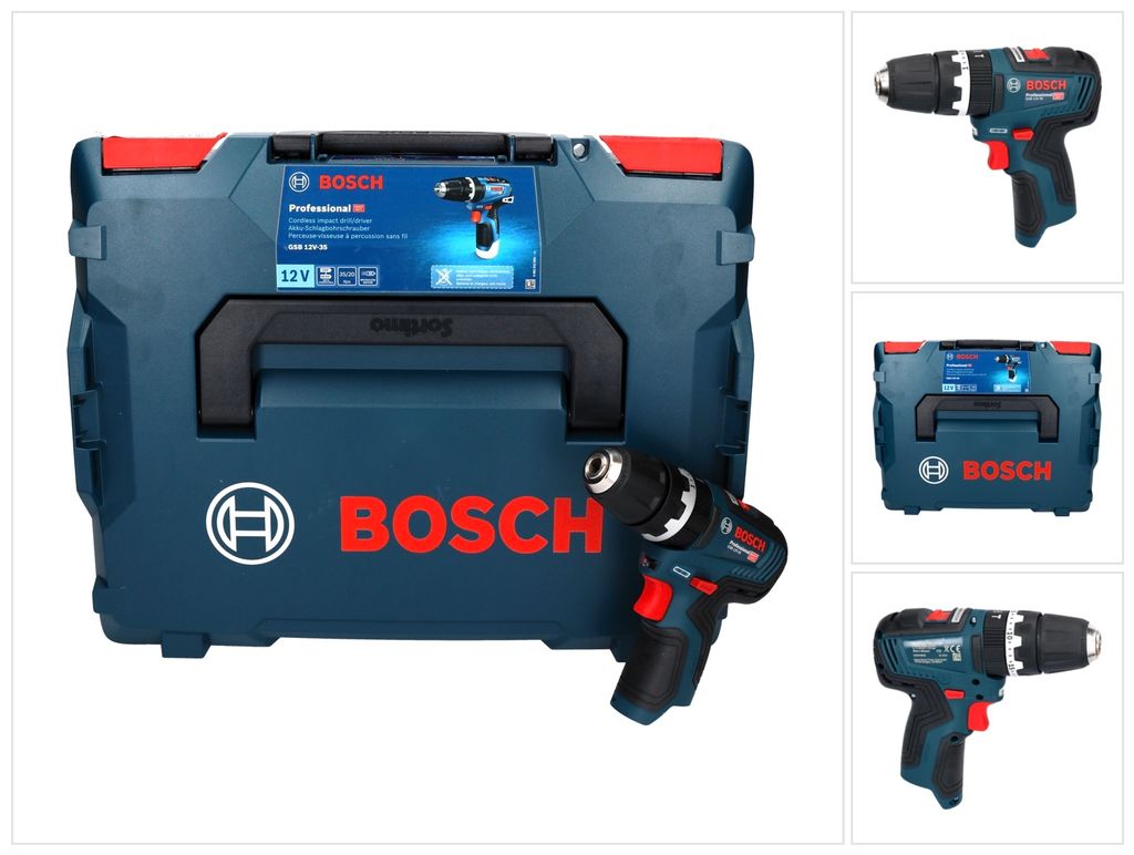Bosch GSB 12V-35 Professional, Śrubokręt, Uchwyt Zdjęcie produktu 