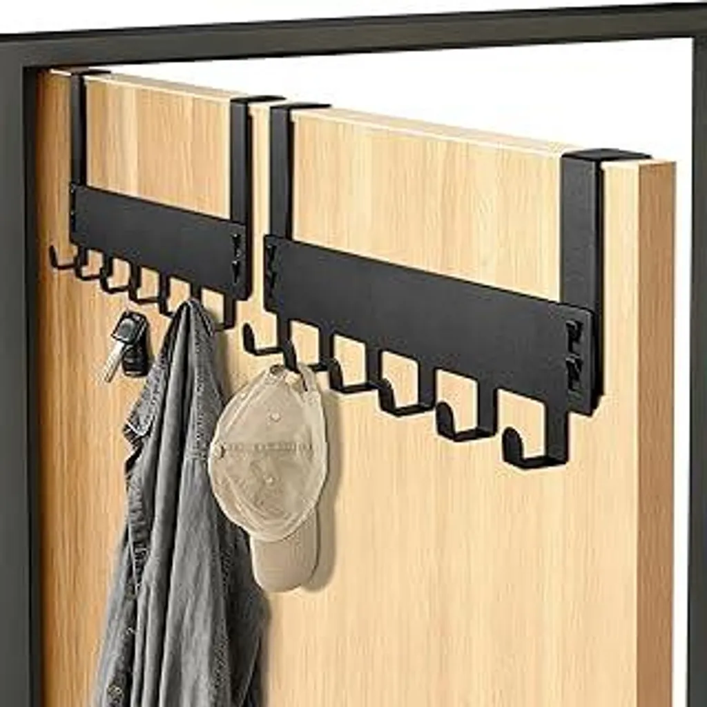 Ganci Metallici Soaoo Per Parete A Doghe – 10 Pezzi Con Appendini A U E A Cascata – Organizer Garage/Negozio - 2