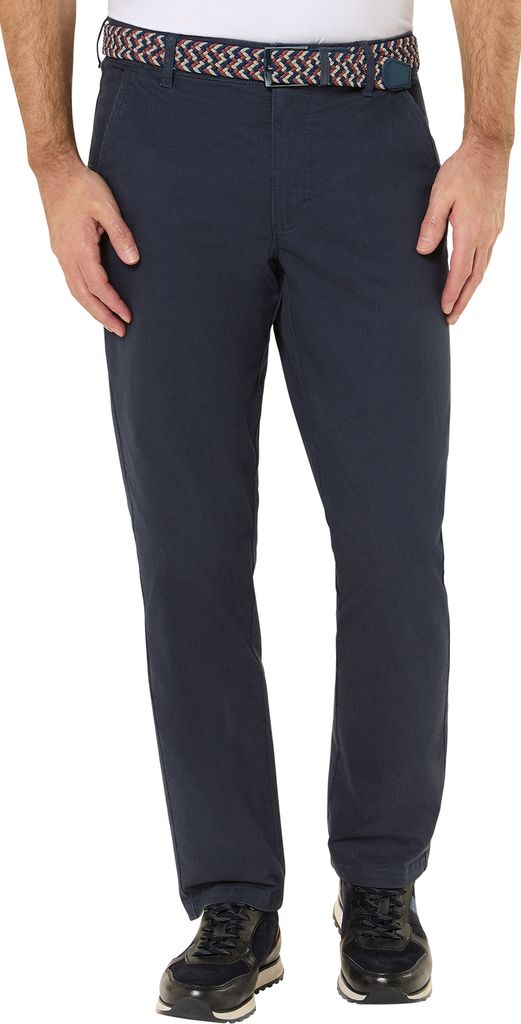 Stone Rich Herren Freizeithose mit Gürtel, aus Baumwollstretch im Chino-Stil