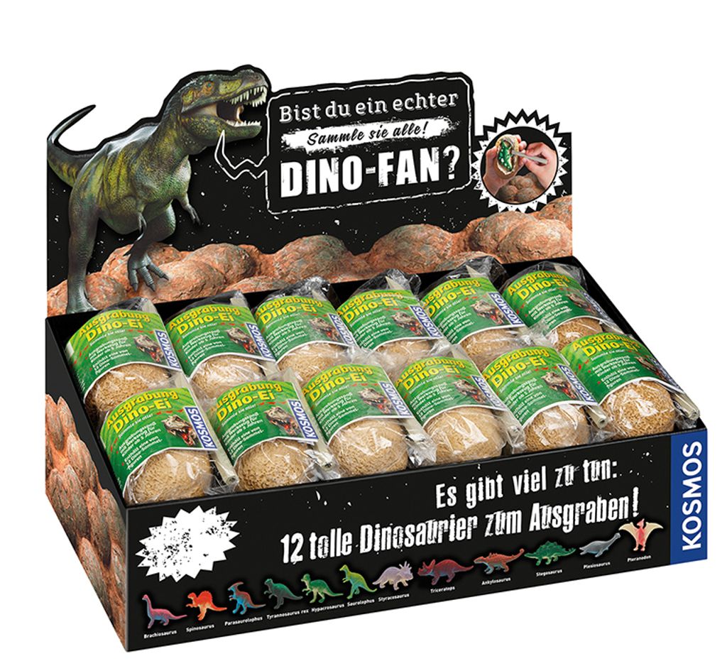 Un œuf de dinosaure à déterrer, assorti KOSMOS 601508 - 1 Image du produit 