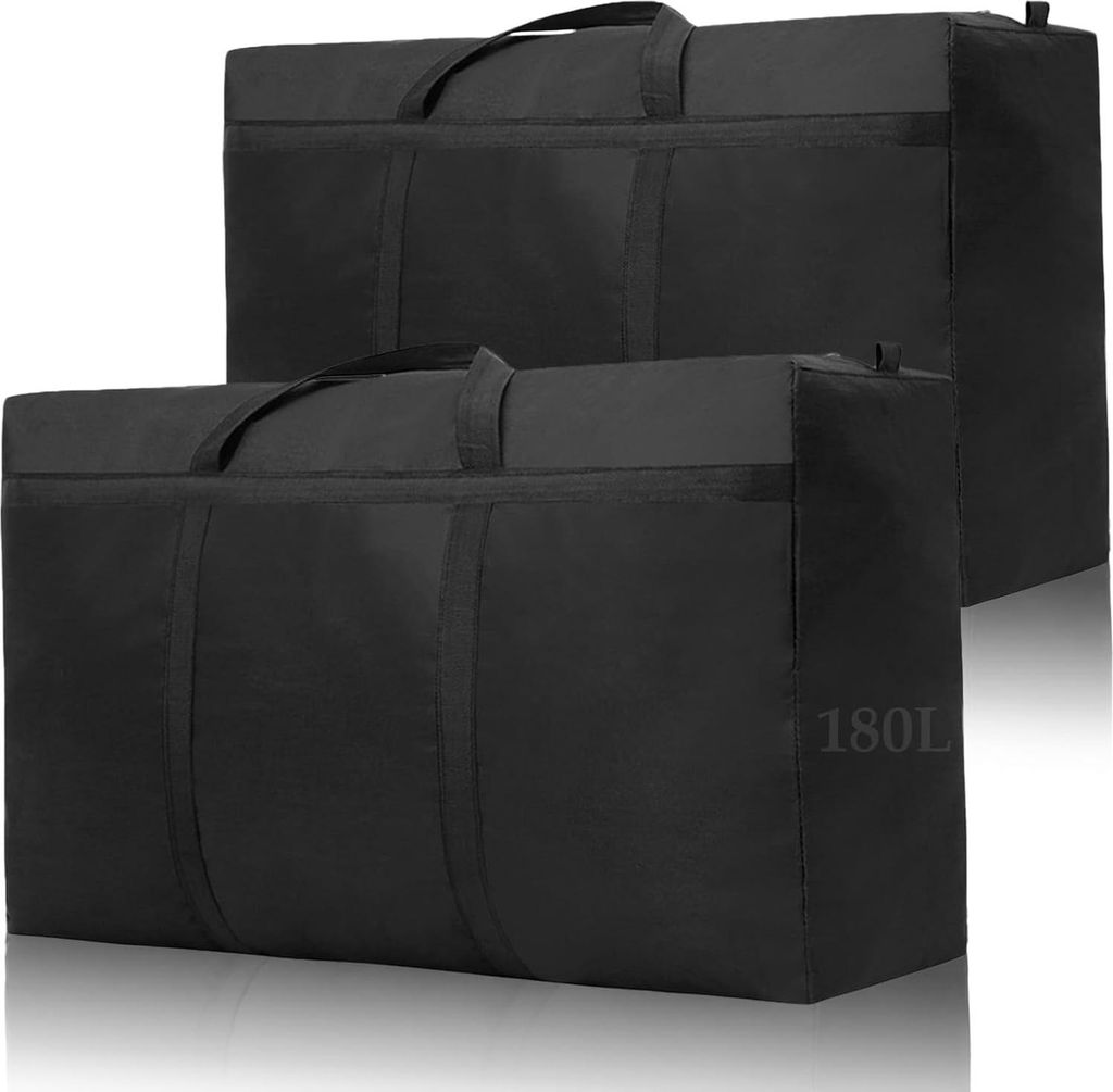 Extra große wasserdichte Aufbewahrungssäcke für Bettdecken, Kissen und Kleidung - Set von 2