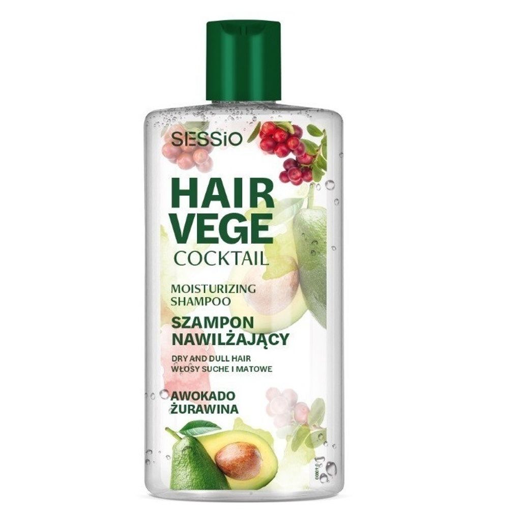 CHANTAL Sessio Hair Vege Feuchtigkeitsshampoo - Avocado und Cranberry 300 ml
