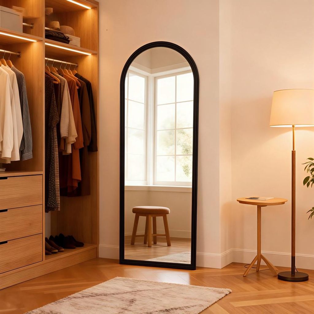 AIORBER Ganzkörperspiegel 160x50cm, Stand- & Wandmontage, Produktbild 