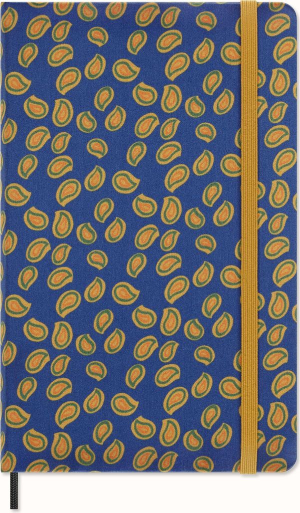 Moleskine Silk Kalender, undatiert, 12 Monate, wöchentlich, large/A5, fester Einband, blau, mit Geschenkbox