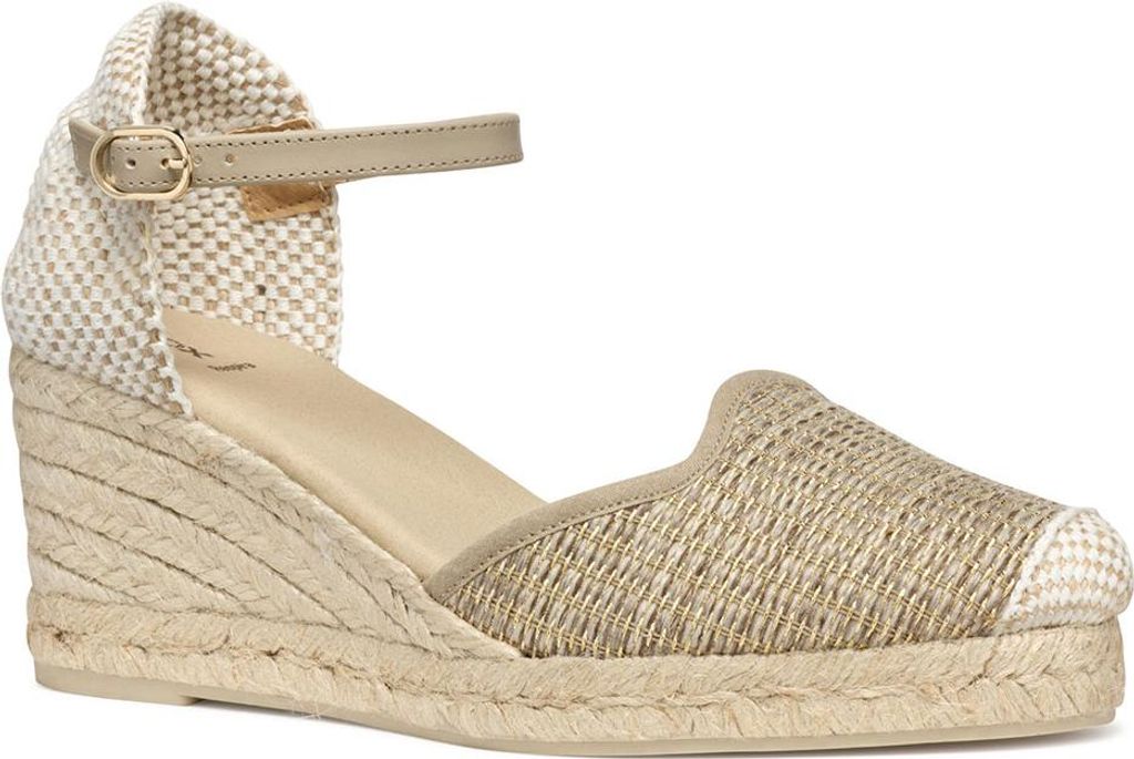 Geox Gelsa Low Keil-espadrilles Beige EU 37 Frau Beige EU 37