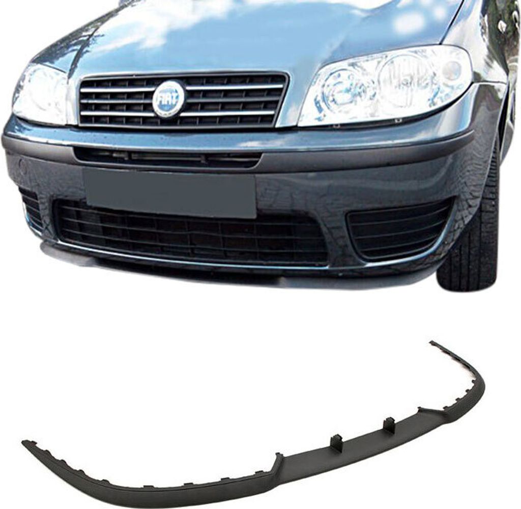 Cup Spoiler Lippe + CLIP SET Frontspoiler Stoßstange Front für Fiat Punto