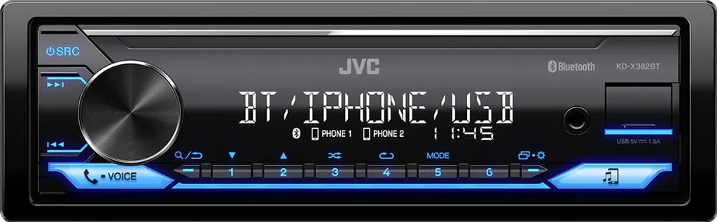 JVC KD-X382BT Stereo Auto con Luci Variabili e App Remote JVC Online