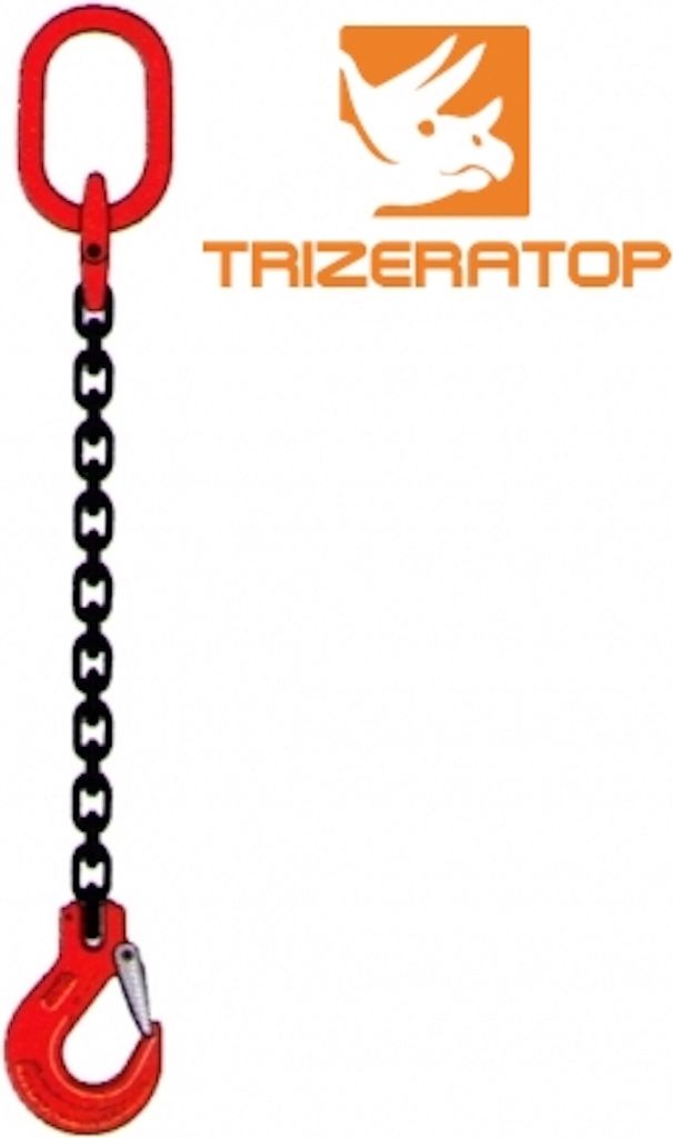 Alfa Logistik Anschlagkette 13mm - Hochfest Güteklasse 8 Mit Gabelkopfhaken