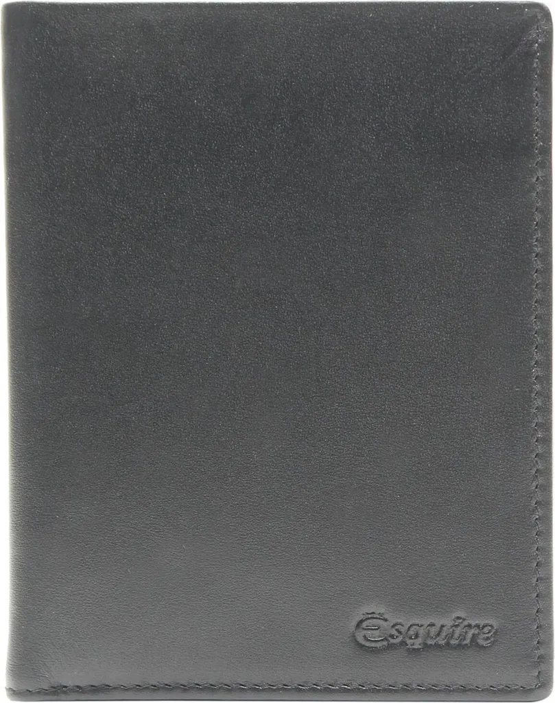 Portefeuille Esquire Silk 02 noir idéal pour voyage et usage pro avec sécurité RFID
