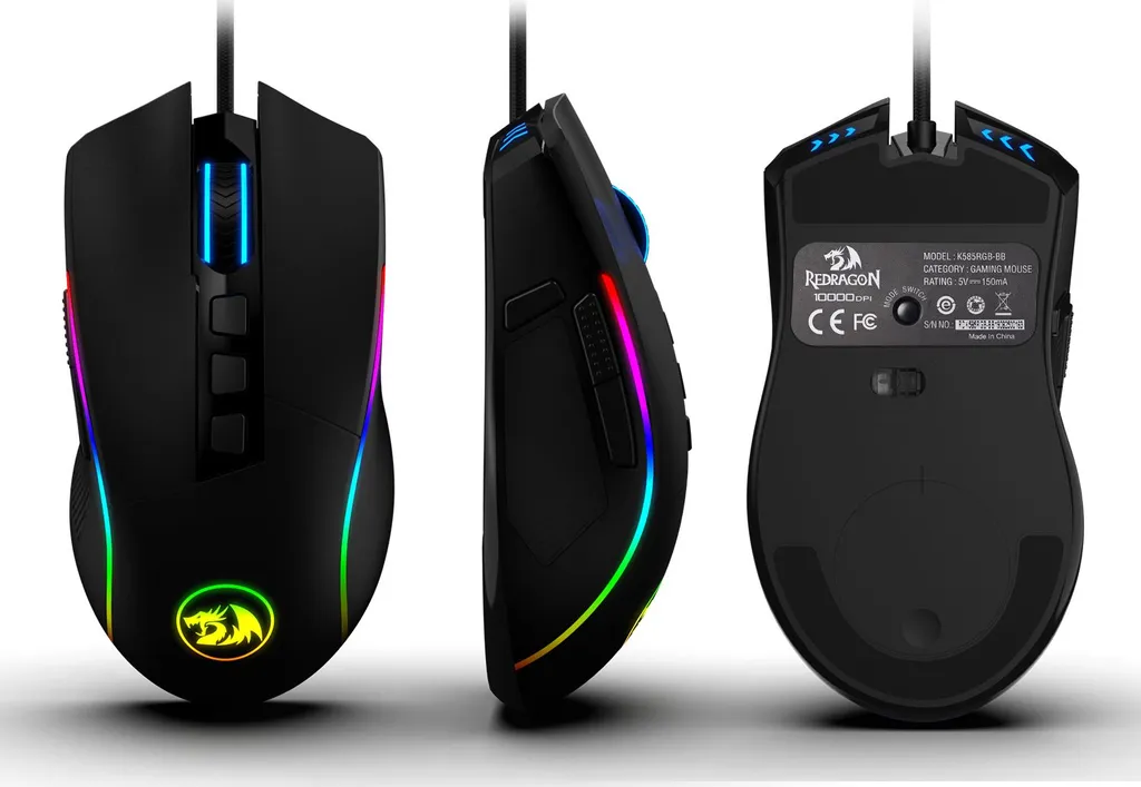 Souris Redragon M721-PRO Lonewolf 2 programmable avec 10 boutons