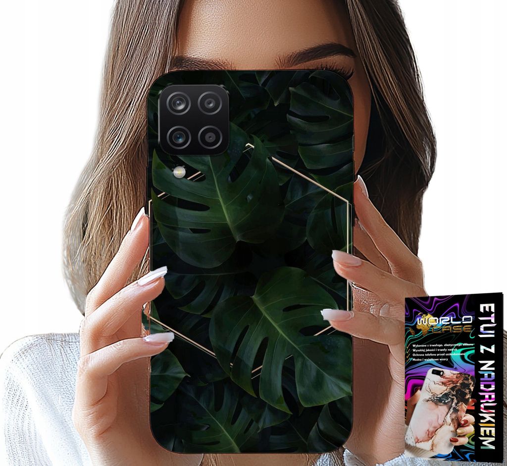 Fall Für Samsung Galaxy A22 5G - Elegante Blätter Modische Fall Designs