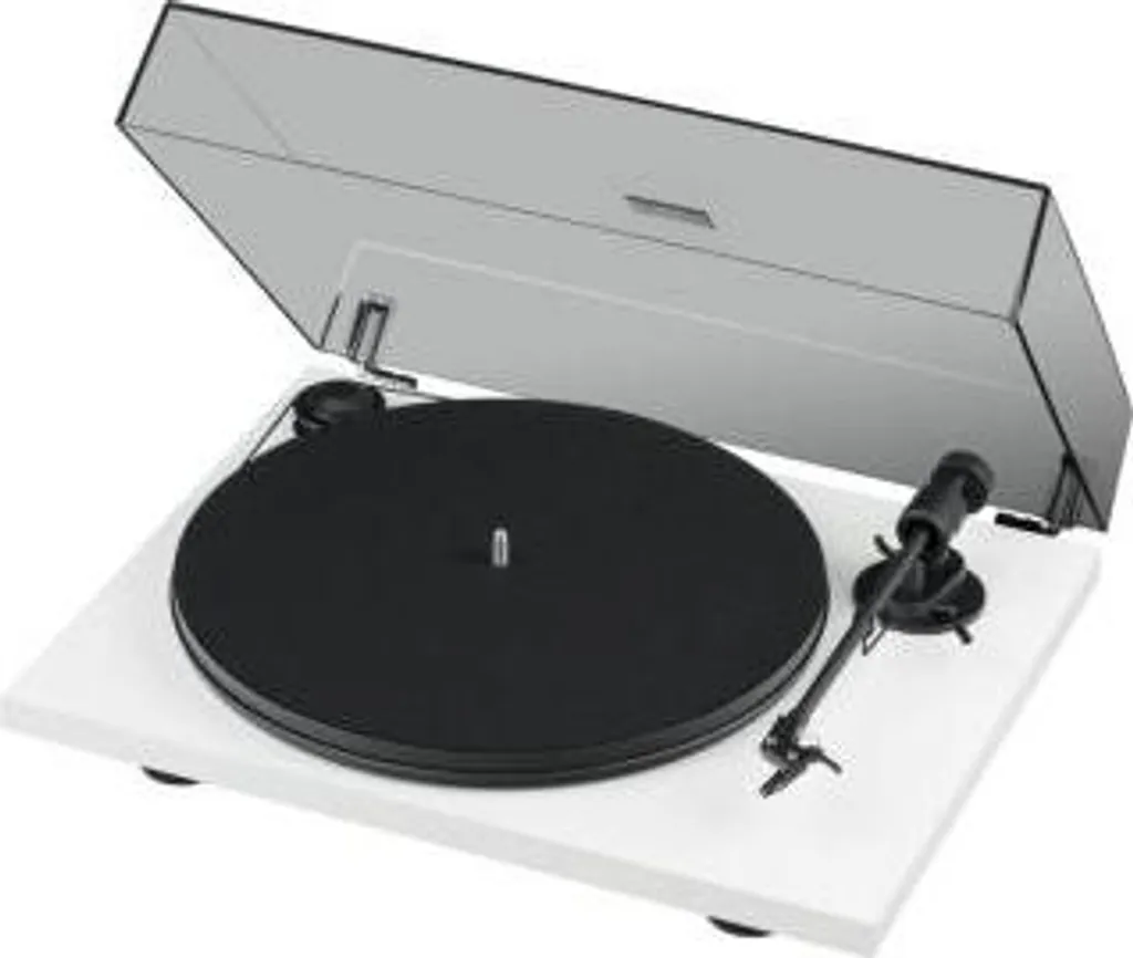 Platine Vinyle Pro-Ject Primary E Phono OM NN Blanc avec Préampli Intégré