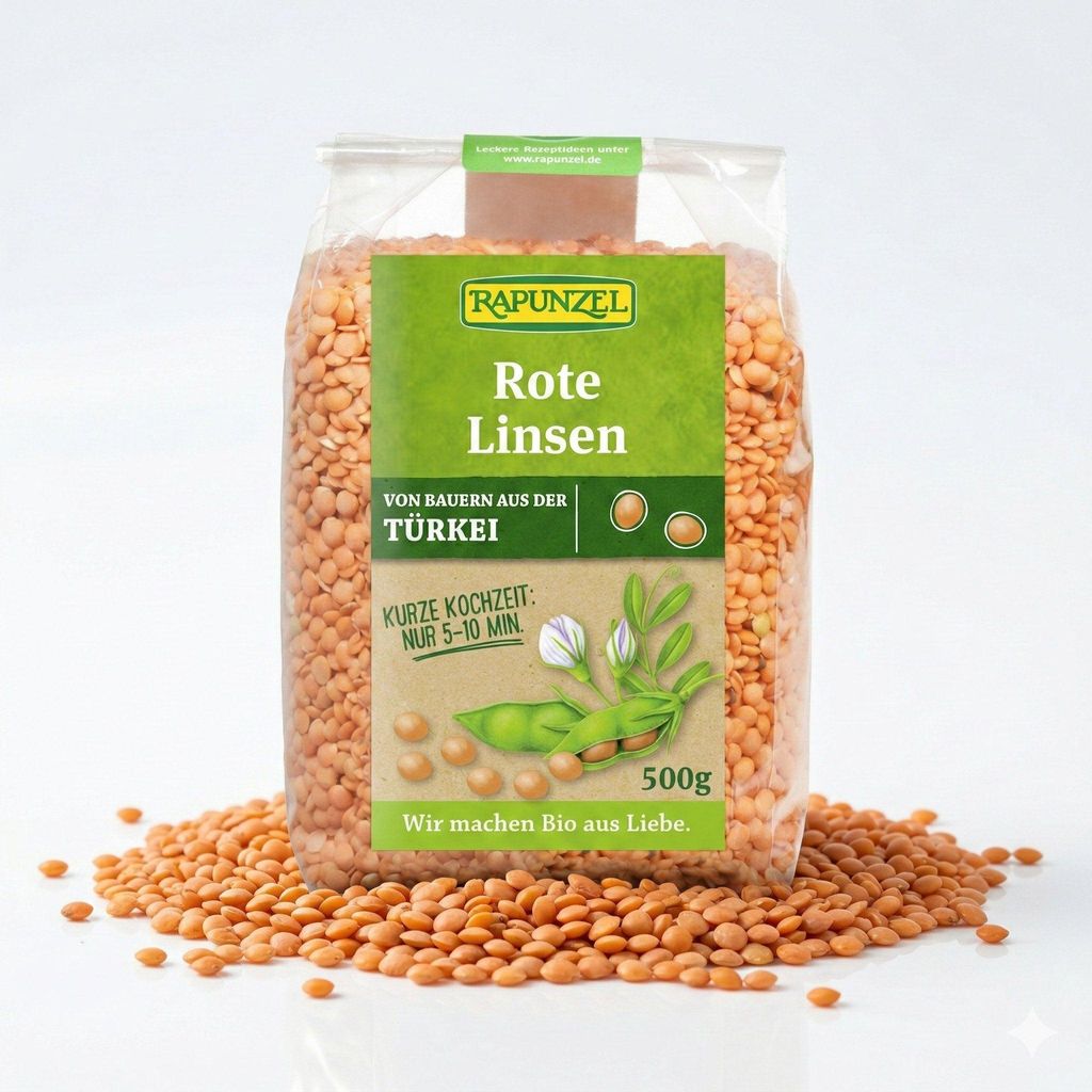 Lenticchie rosse 500 g Immagine del prodotto 
