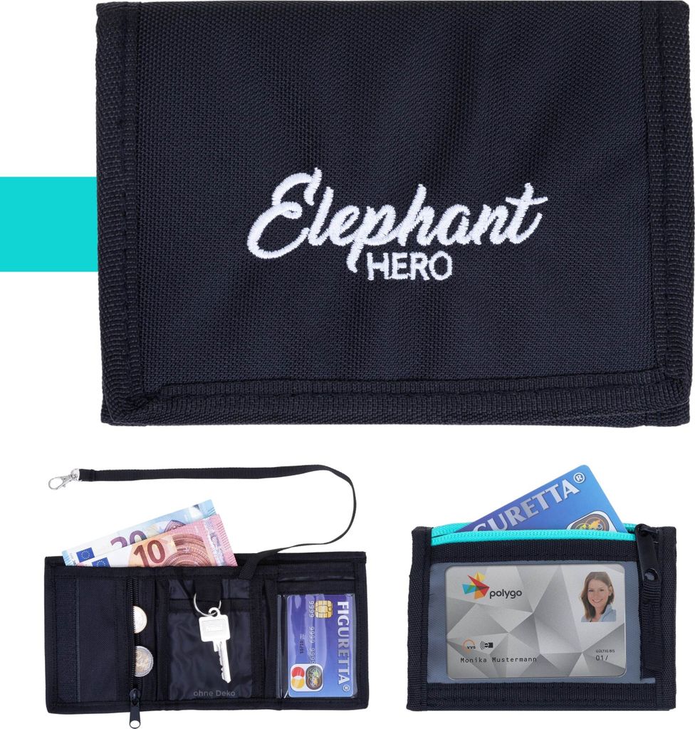 Geldbörse Kinder Portemonnaie Elephant Hero Signature Produktbild 