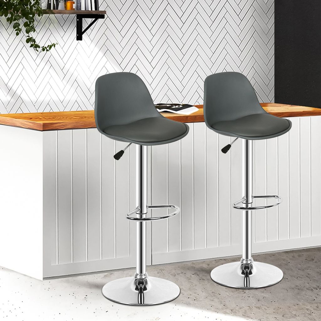 lot de 2 tabourets de bar Chaise de bar en similicuir Image du produit 