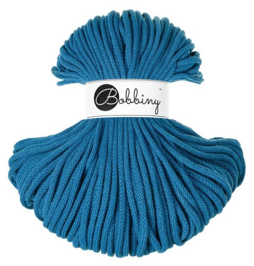 Sznurek pleciony bawełniany Bobbiny Premium / Dopamine Blue Zdjęcie produktu 