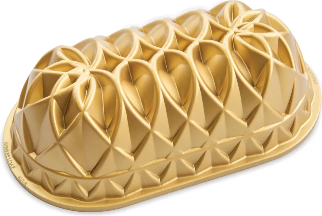 Nordic Ware Jubilee Stampo per Dolce Bundt - Alluminio Pressofuso Gold