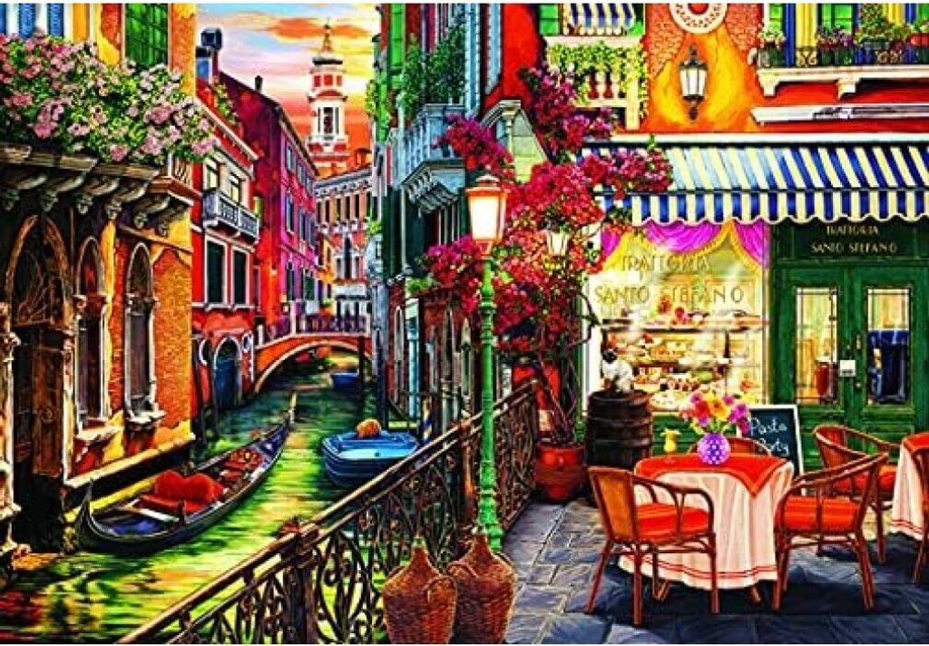 ANATOLISCHES Puzzle Kaffee in Venedig 2000 Teile