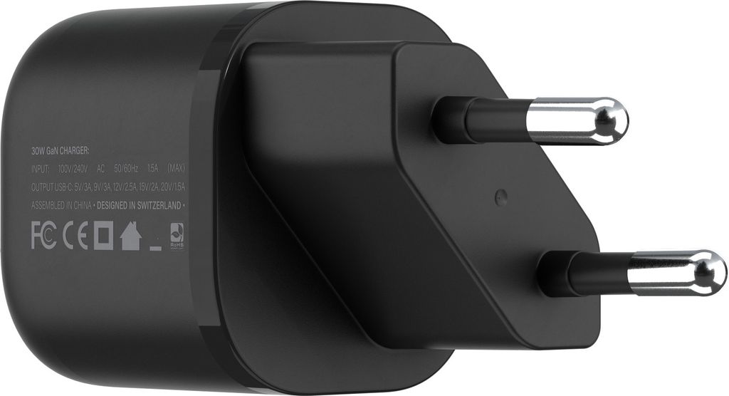 RollingSQUARE Nabíječka GaN 30 W – USB-C - Černá Rychlé Obrázek produktu 