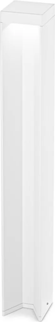 Paletto Esterno Kurt Bianco 12W 4000K: Illuminazione Giardino Moderna