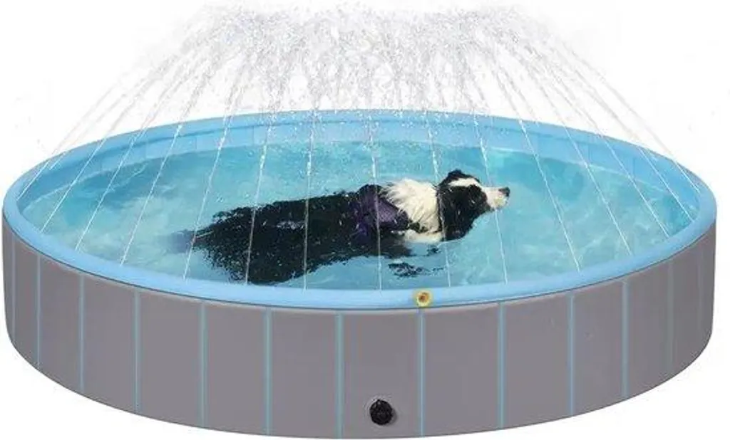 Piscine fontaine antidérapante en PVC robuste pour jardin et terrasse