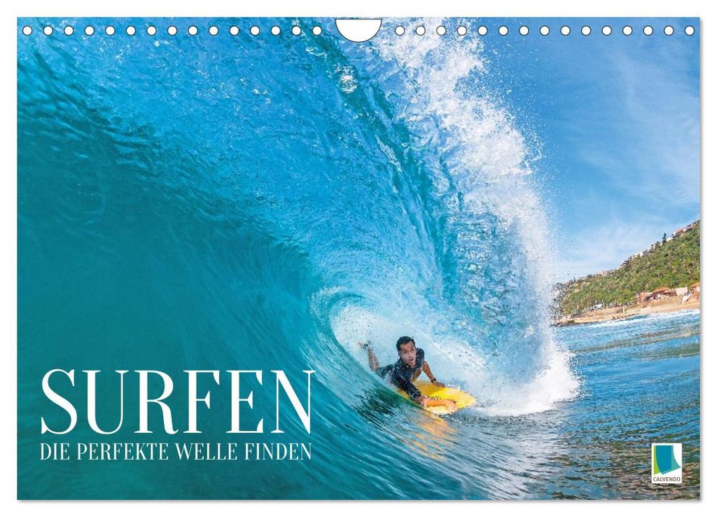 Surfen: Die perfekte Welle finden - Edition Funsport (Wandkalender 2027 DIN A4 quer), CALVENDO Monatskalender