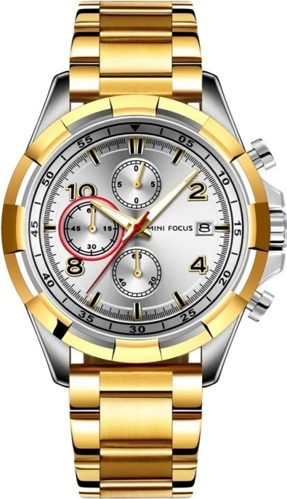 Montre Homme pour Mariage et Travail - Mini Focus Tyler Dorée Or Chic