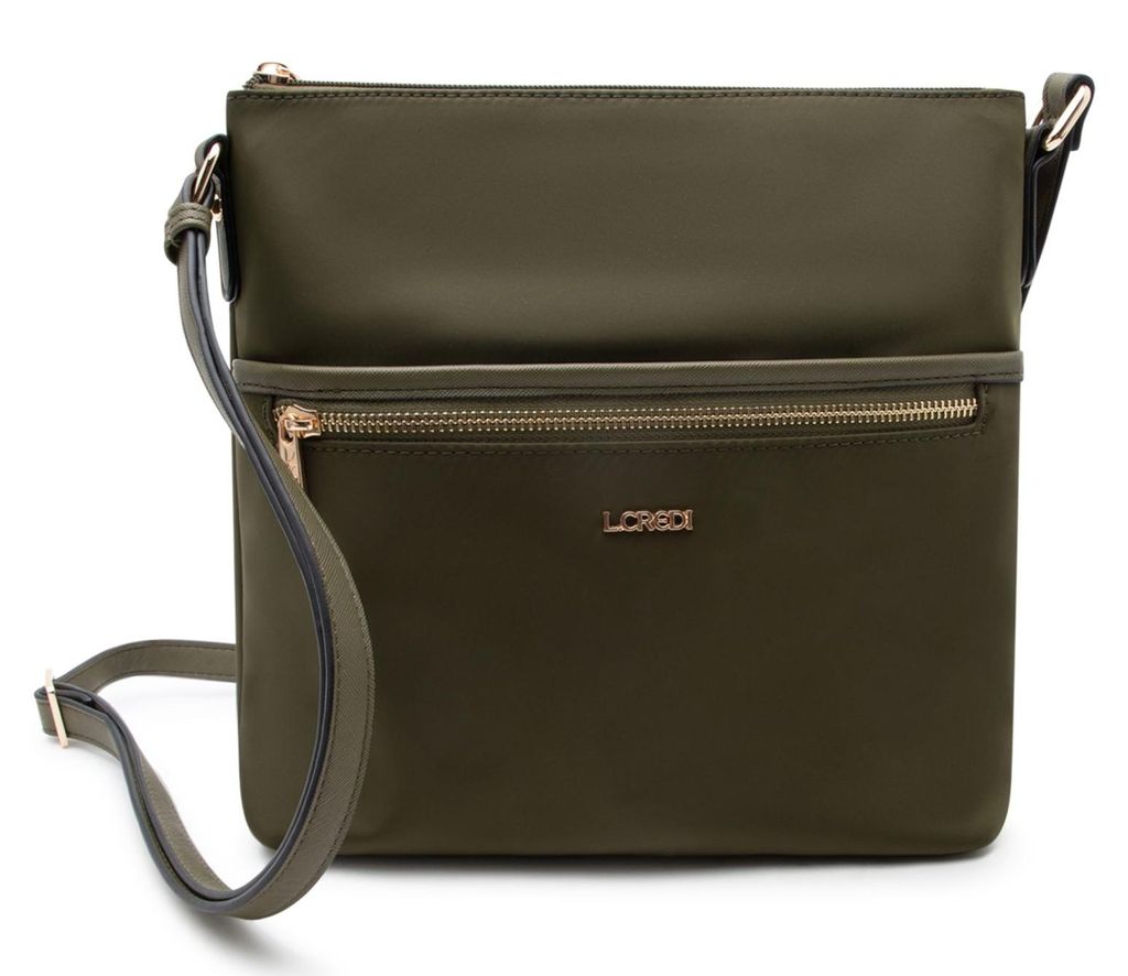 L.CREDI Umhängetasche Alena Crossbody Bag Olive olivgrün