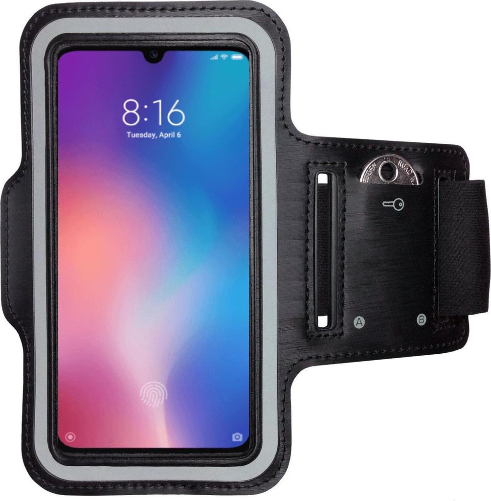 Xiaomi Mi 9 Handy Armband Sportarmband Tasche Schlüsselfach Armtasche