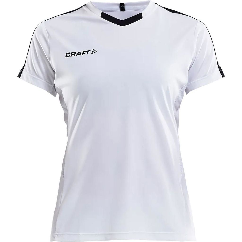 Craft Progress Contrast Trikot Kurzarm Damen - Weiß / Schwarz