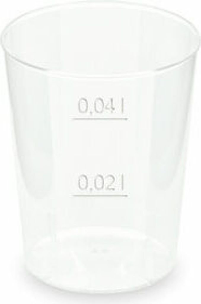 500x Mehrwegbecher Pfandbecher Shotglas Schnaps PP Produktbild 