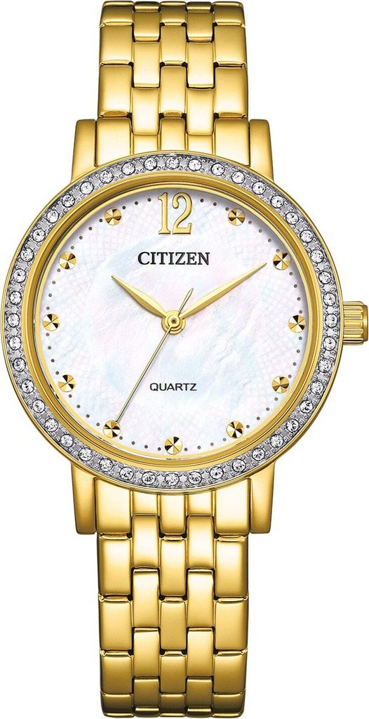 Citizen EL3102-50D Quarz Damenuhr Goldfarben