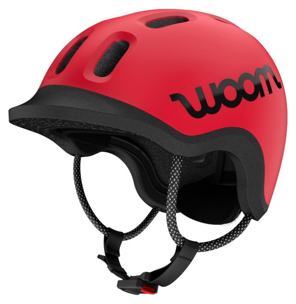 WOOM Ready Kinder Fahrrad Helm rot S (50-53) Produktbild 
