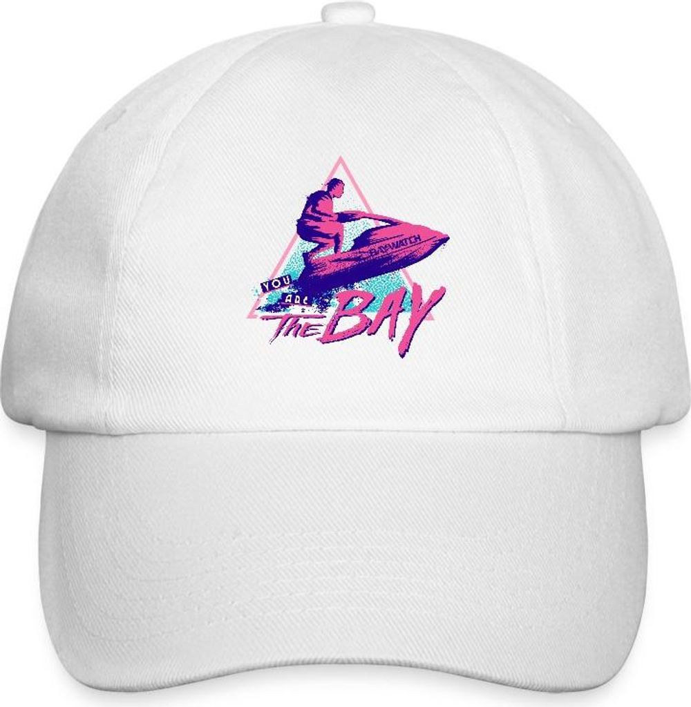 Spreadshirt Baywatch Jetski You Are The Bay Baseballkappe, One size, Weiß/Weiß