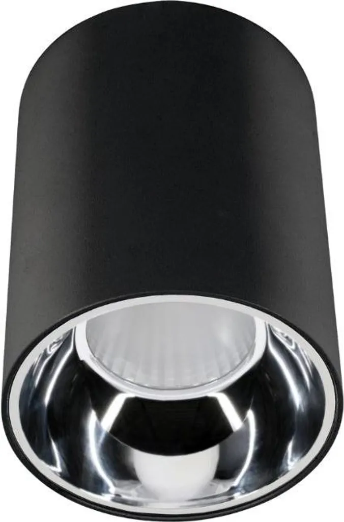 Éclairage Plafond Cuisine et Bain Spot LED 30W Saillie Noir IP44