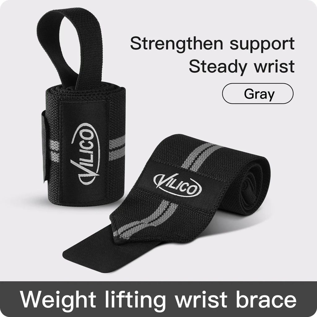 Handgelenkbandage aus Nylon – Fitness Bandage mit Daumenschlaufe & Klettverschluss, Handgelenkstütze für Krafttraining, Bodybuilding, Calisthenics