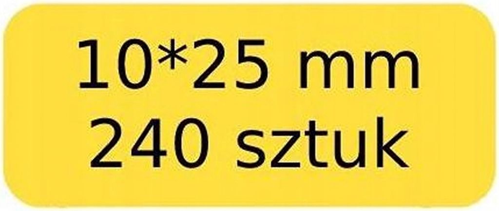 EDIBAZZAR | NIIMBOT Thermoetiketten-Aufkleber 10 x 25 mm_240 Stück