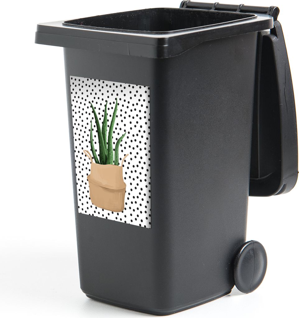 MuchoWow - Mültonnen-sticker - Sticker - Aufkleber für die Mülltonne