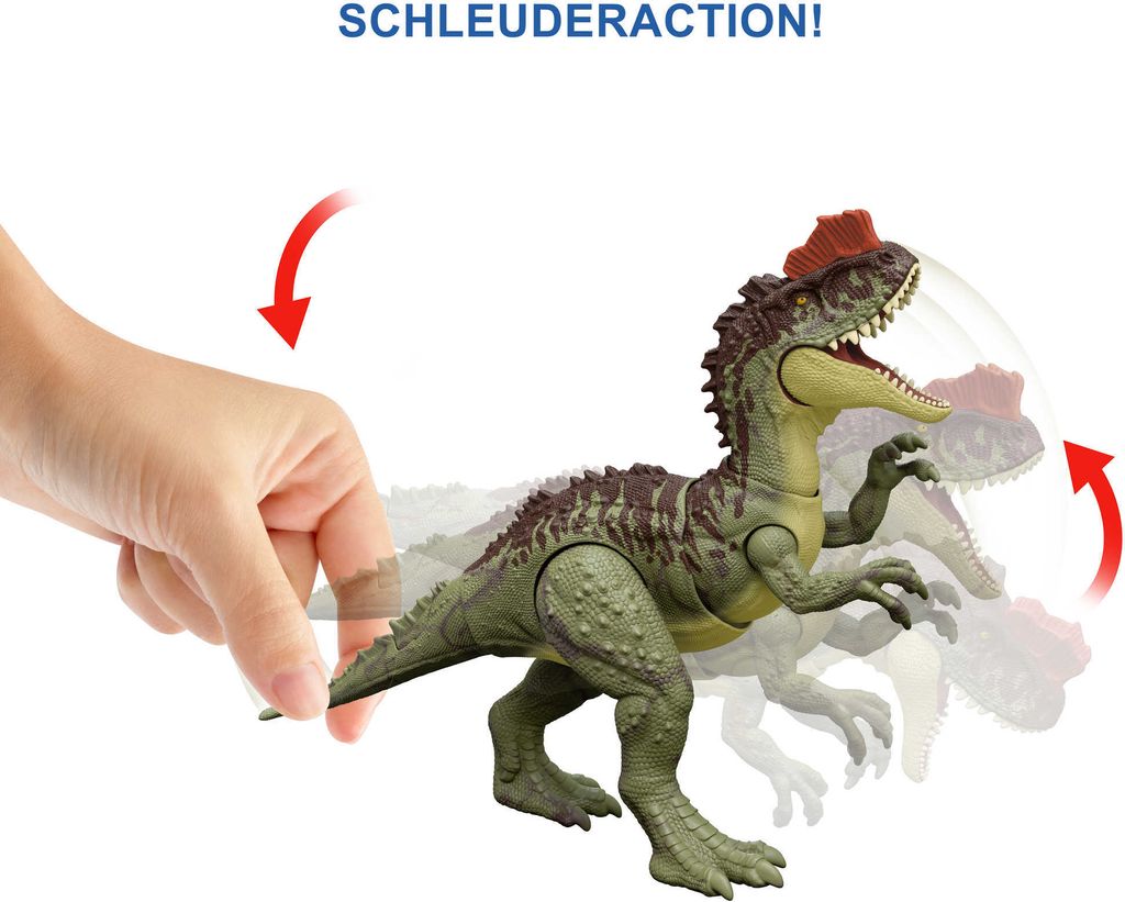 JURASSIC WORLD DINOZAUR Podwójny Atak Spinozaur Figurka 56cm Z Dzwiekiem 17556085169
