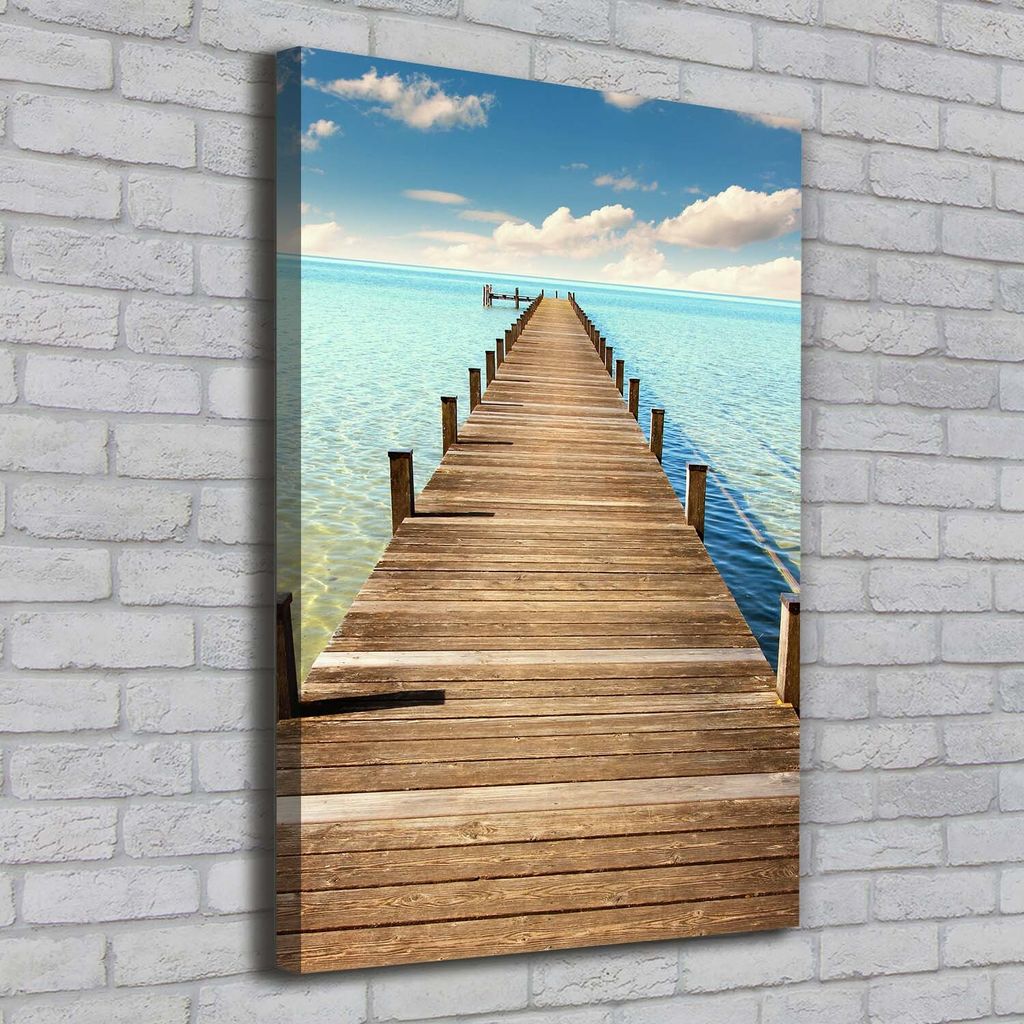 Tulup Leinwandbild - 70x100cm - Wandkunst - Drucke auf Leinwand - Leinwanddruck - Wohnzimmer Wanddekoration XXL - Wohnung Deko Kunstdrucke - Land...