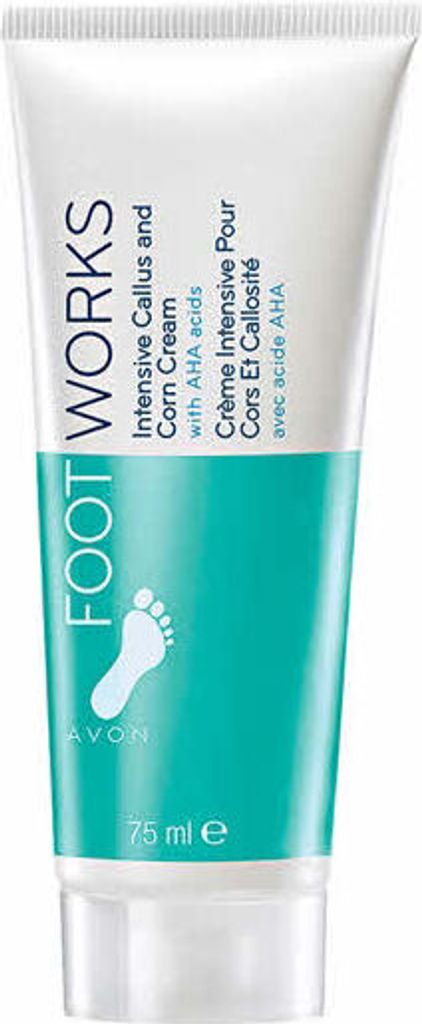 AVON foot works Fusscreme gegen Hornhaut und Hühneraugen