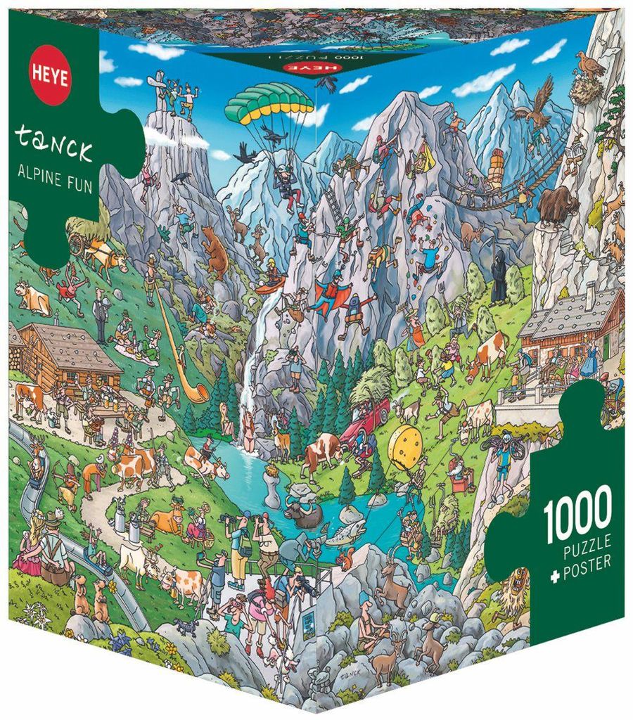 Heye Puzzle Alpine Fun 1000 3hkg Immagine del prodotto 