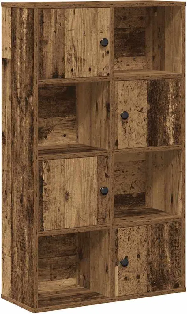 Libreria Industrial SYFAX™ 60cm Legno Vecchio - Design e Funzionalità