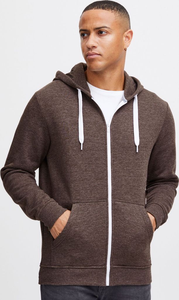 SOLID SDOlli Zip-Hood Herren Sweatjacke Kapuzenjacke Hoodie mit Kapuze Kordelzug Reißverschluss Kängurutasche Regular fit